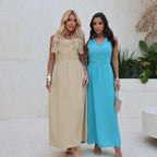 Vestido Longo Elegância Serena